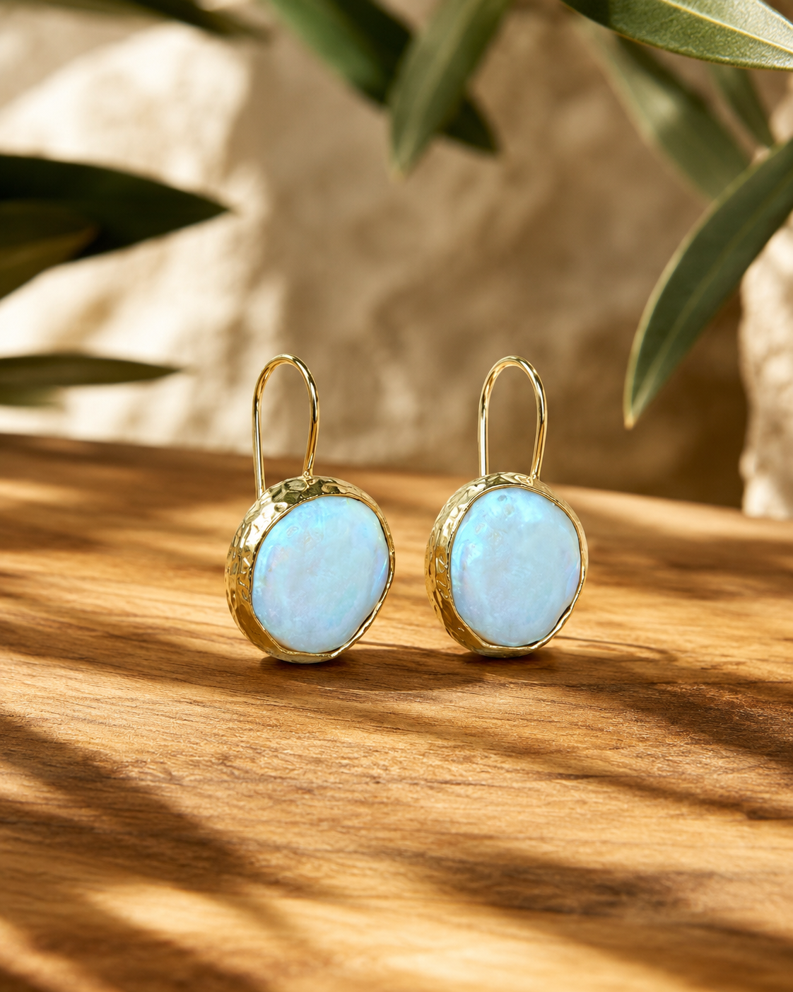 Solera Felice Opal Pearl Earrings product photo