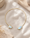 Solera Felice Keshi Pearl Open Collar Necklace