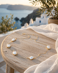 Solera Felice Baroque Pearl Station Necklace